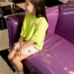 The Girl Club Pink Muslin Shorts