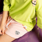 The Girl Club Pink Muslin Shorts