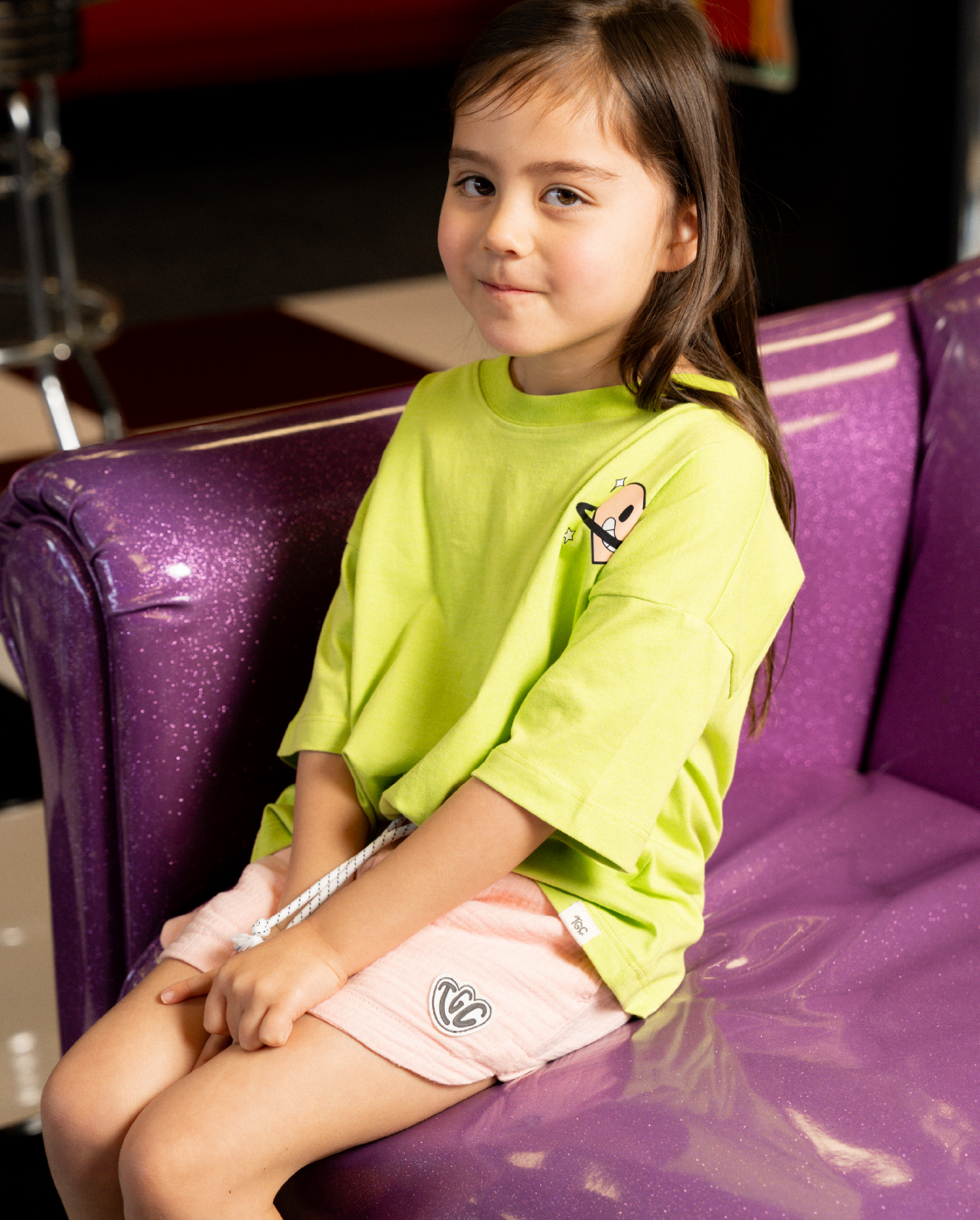 The Girl Club Pink Muslin Shorts