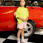 The Girl Club Pink Muslin Shorts