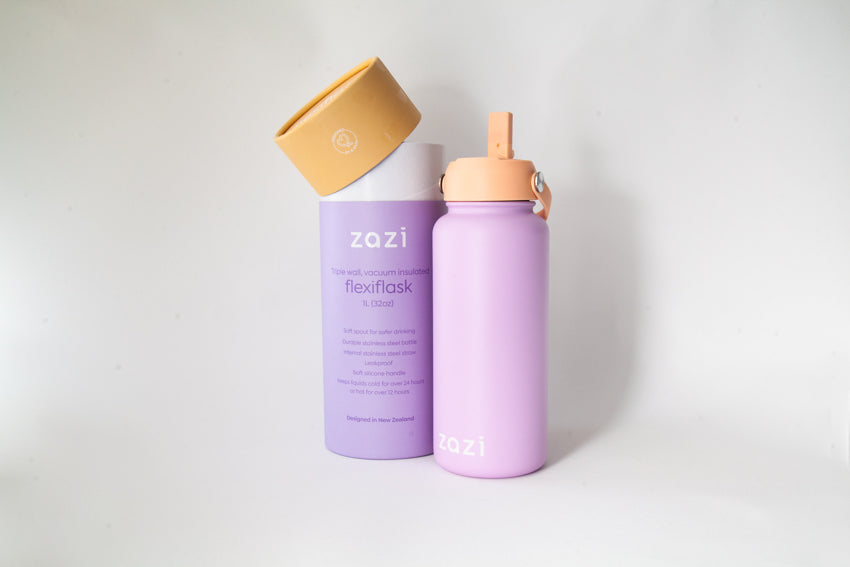 Zazi Flexiflask 1L Peach Sherbert