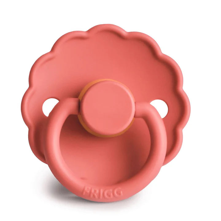 Frigg Daisy Natural Rubber Pacifiers Poppy