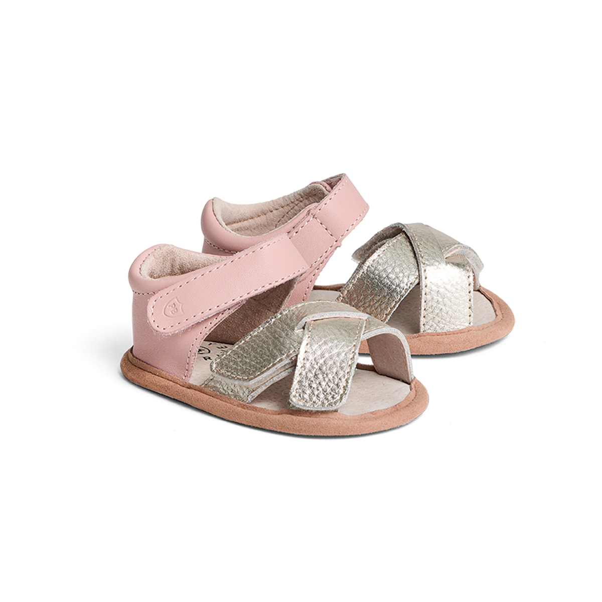 Pretty Brave Criss-Cross Sandal Blush/Gold