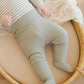 Quincy Mae Side Snap Bodysuit + Pant Set | Fern Stripe *Pre-Order*