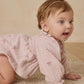 Quincy Mae Eden Romper Bows | Lilac
