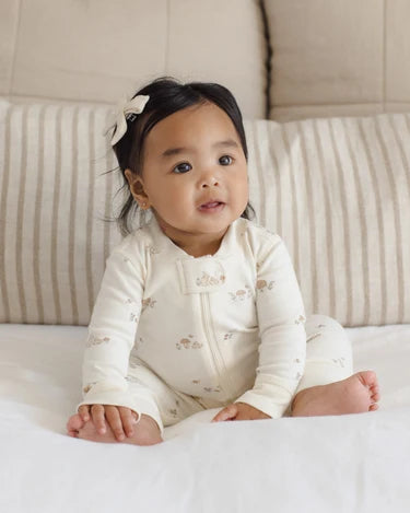 Quincy Mae Zip Long Sleeve Sleeper Bunnies