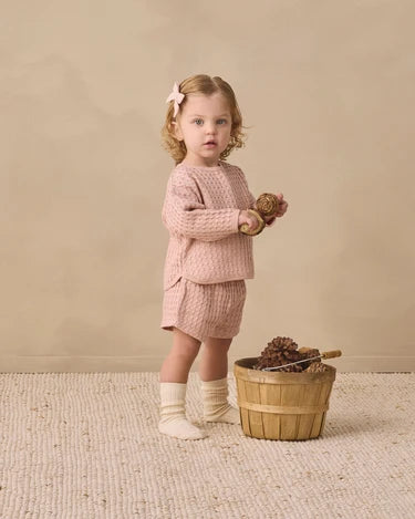 Quincy Mae Flynn Set Dusty Rose