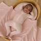 Quincy Mae  Zip Long Sleeve Sleeper Footie | Pink Blossom