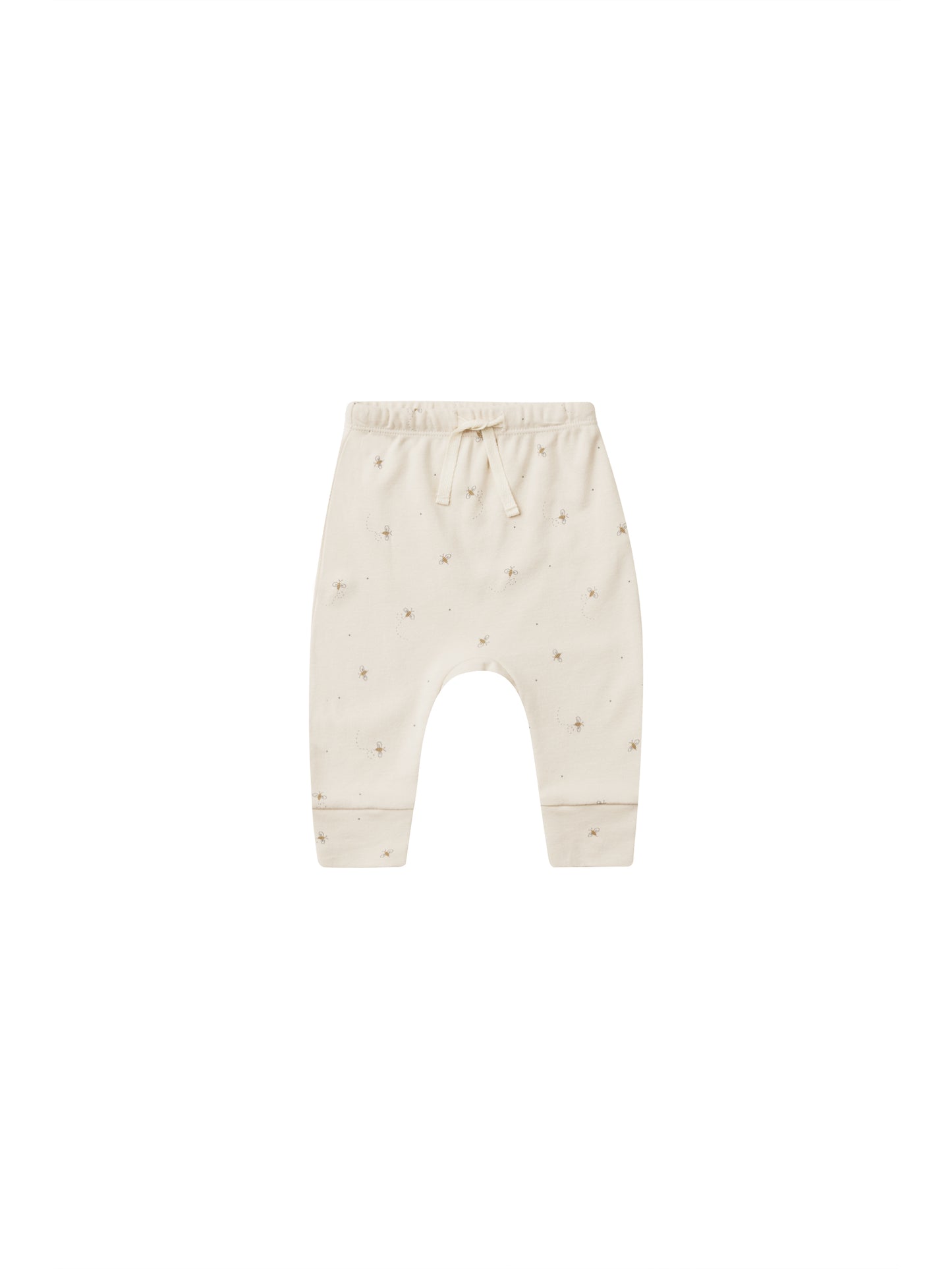 Quincy Mae Drawstring Pant Bees Natural