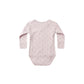 Quincy Mae Side Snap Bodysuit | Lilac Ditsy