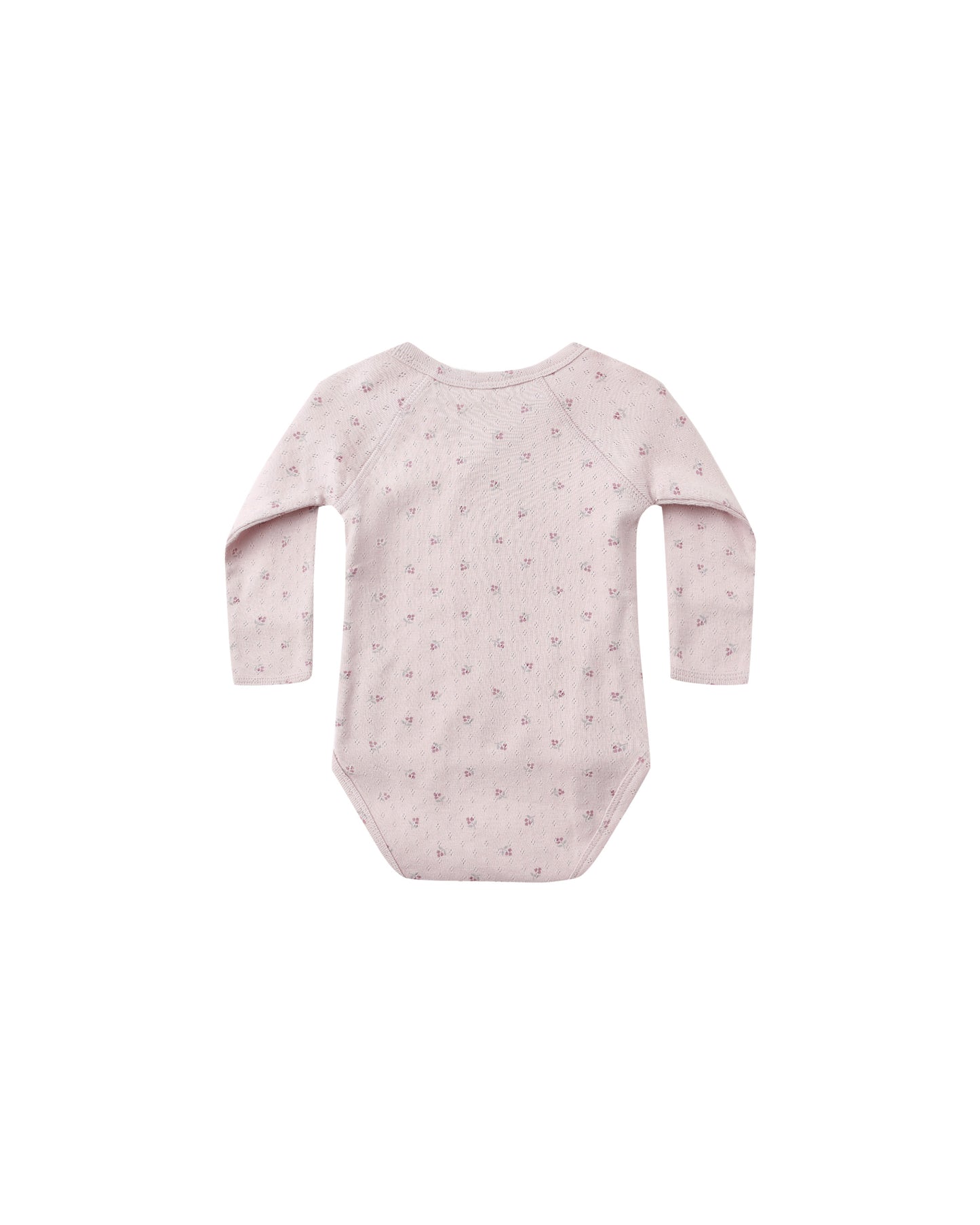 Quincy Mae Side Snap Bodysuit | Lilac Ditsy