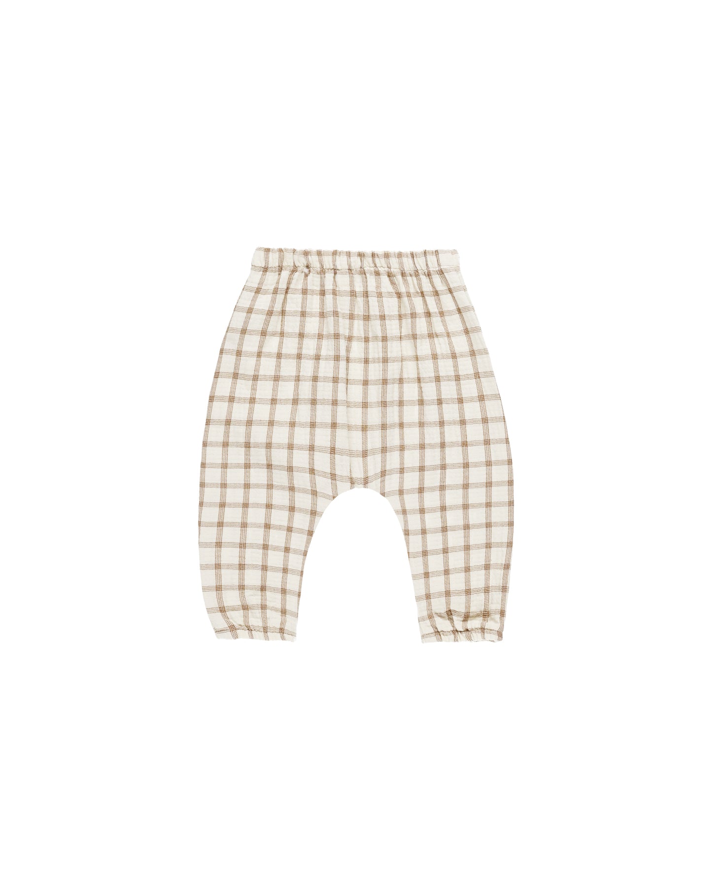 Quincy Mae Woven Pant Cinnamon Plaid