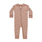 Quincy Mae Zip Long Sleeve Sleeper Rose Ditsy