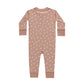 Quincy Mae Zip Long Sleeve Sleeper Rose Ditsy