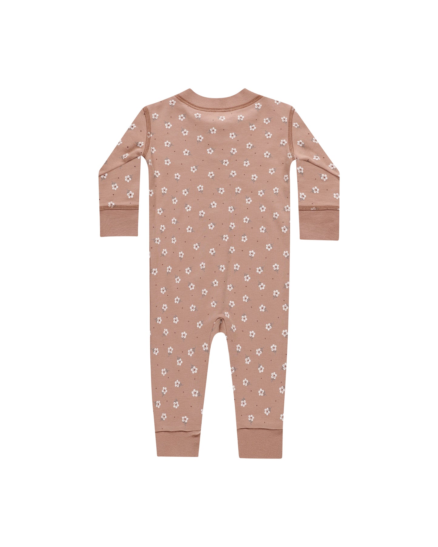 Quincy Mae Zip Long Sleeve Sleeper Rose Ditsy