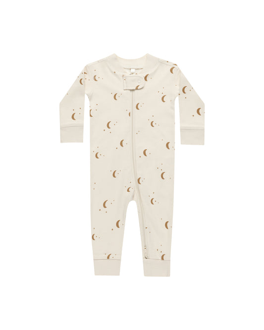 Quincy Mae Zip Long Sleeve Sleeper Moons