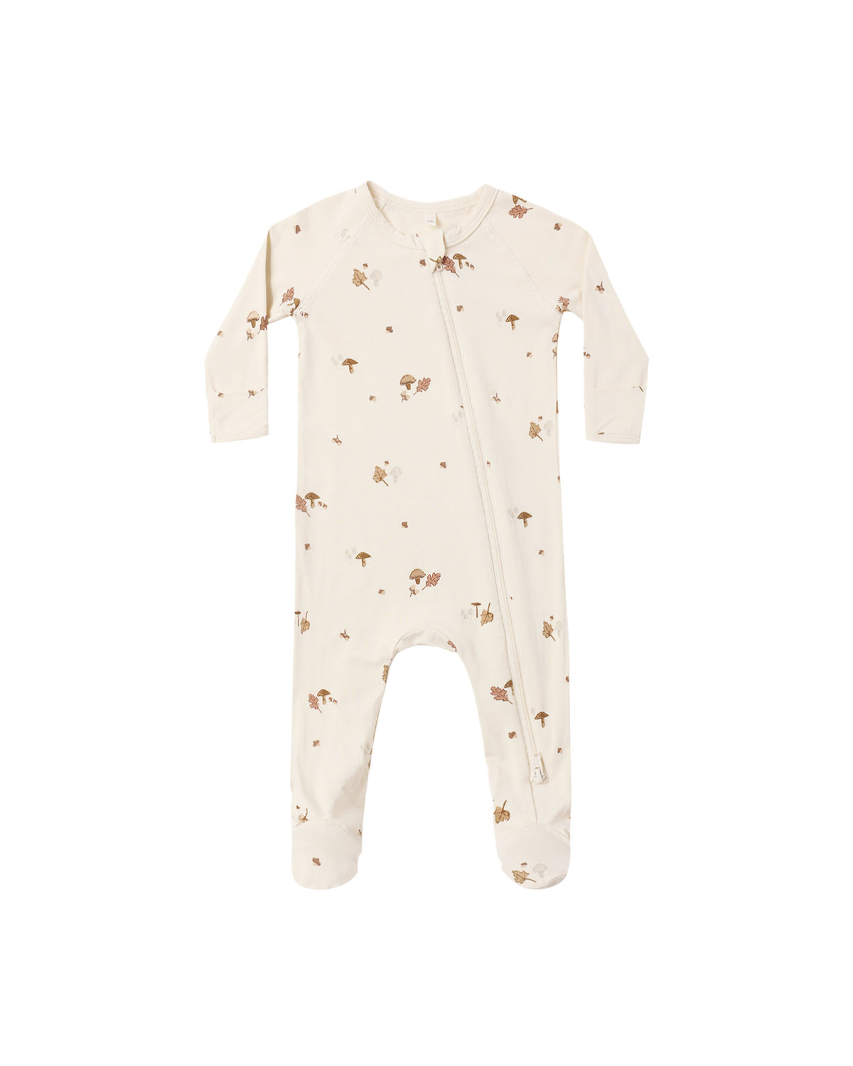 Quincy Mae Bamboo Zipsuit Footie Woodland