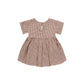 Quincy Mae Brielle Dress Plum Gingham