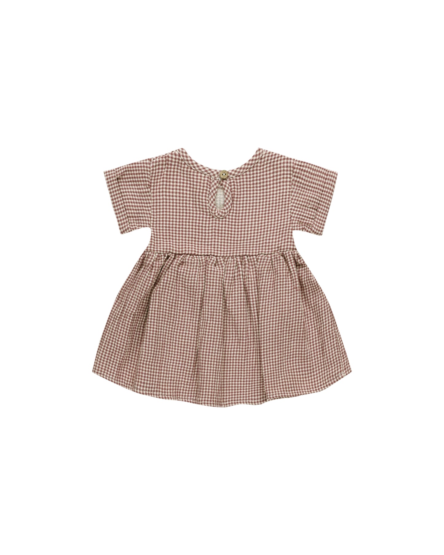 Quincy Mae Brielle Dress Plum Gingham