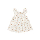 Quincy Mae Ruffle Swing Dress Snails Ivory