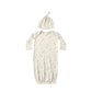 Quincy Mae Bamboo Baby Gown + Hat Set | Trees