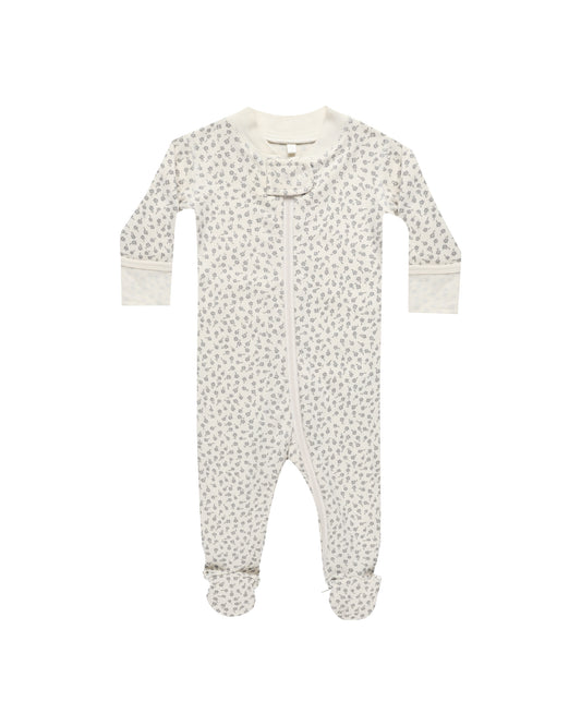 Quincy Mae Zip Long Sleeve Sleeper Footie Scatter