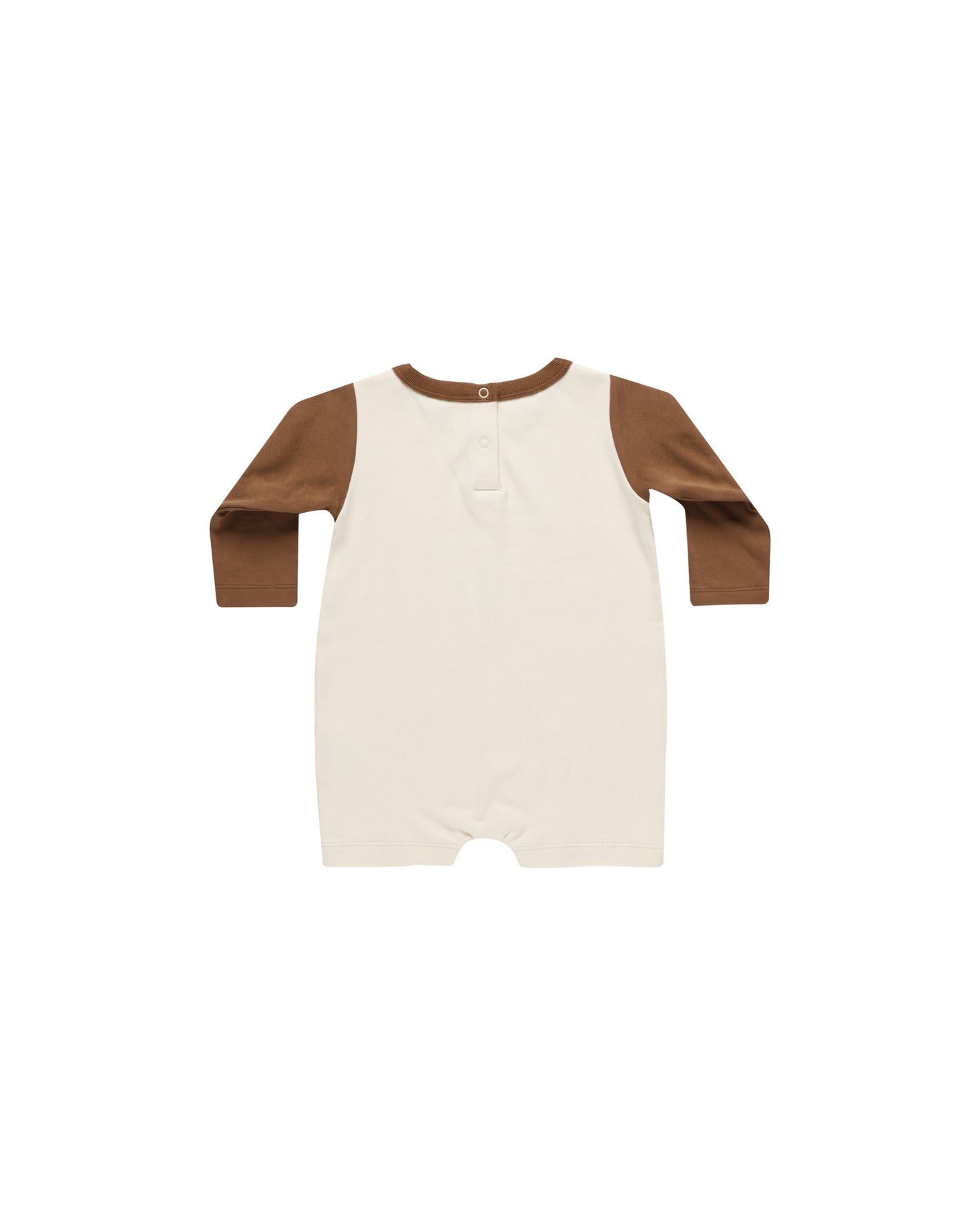 Quincy Mae Long Sleeve Romper Lion