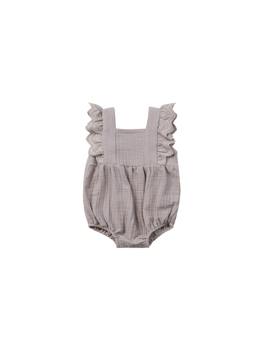 Quincy Mae Naomi Romper Lavender