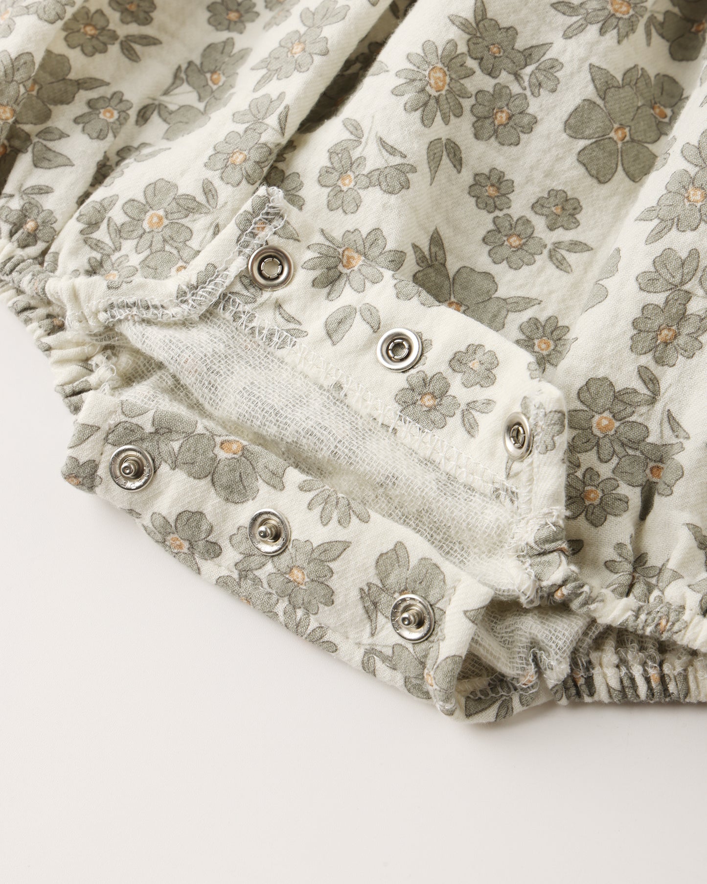 Quincy Mae Eden Romper | Green Floral *Pre-Order*