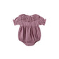 Quincy Mae Collared Romper | Mulberry