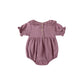 Quincy Mae Collared Romper | Mulberry