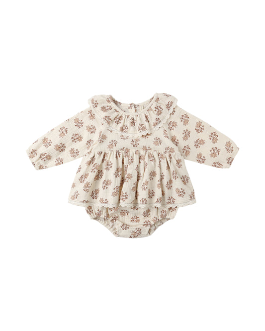 Quincy Mae Thalia Romper | Daylily *Pre-Order*