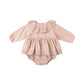 Quincy Mae   Thalia Romper | Rose *Pre-Order*