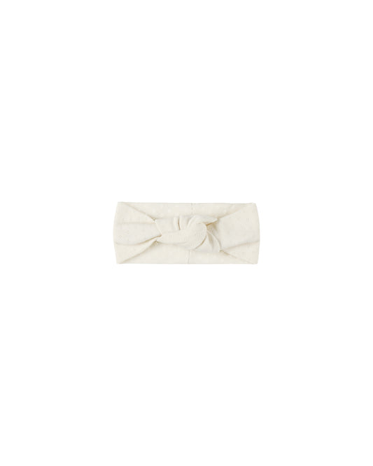 Quincy Mae Knotted Headband Ivory