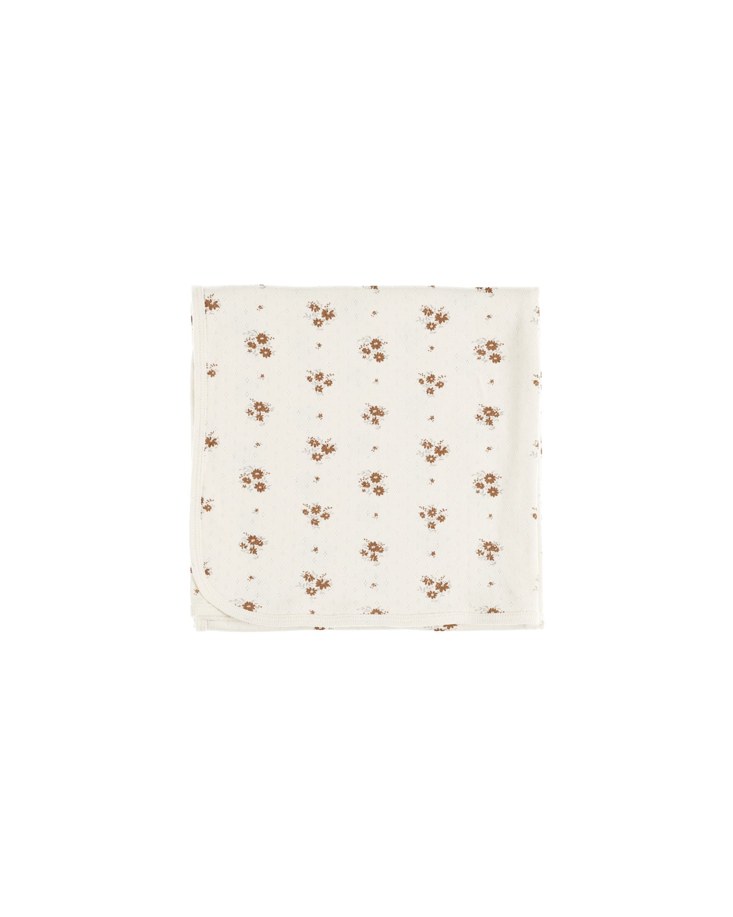 Quincy Mae Pointelle Baby Blanket Autumn Flora