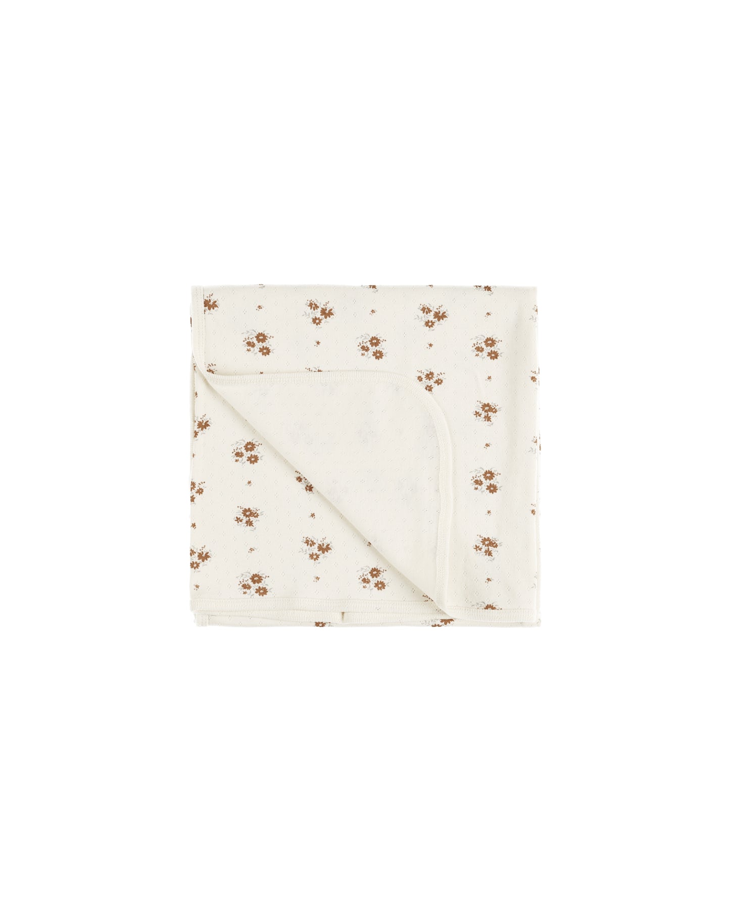 Quincy Mae Pointelle Baby Blanket Autumn Flora