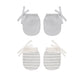 Quincy Mae No Scratch Mittens, set of 2 | Cloud Stripe + Cloud