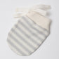 Quincy Mae No Scratch Mittens, set of 2 | Cloud Stripe + Cloud