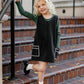 Rylee + Cru Ribbed Long Sleeve Green
