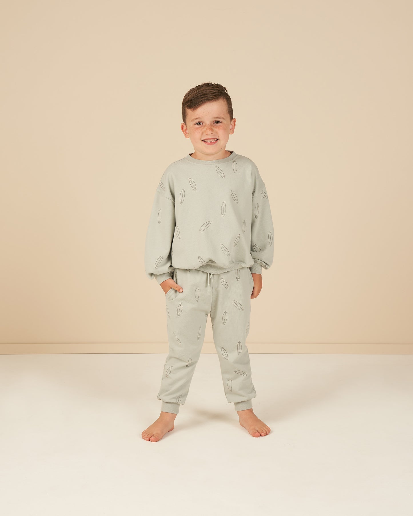 Rylee & Cru Sweatpant Surfboard Seafoam