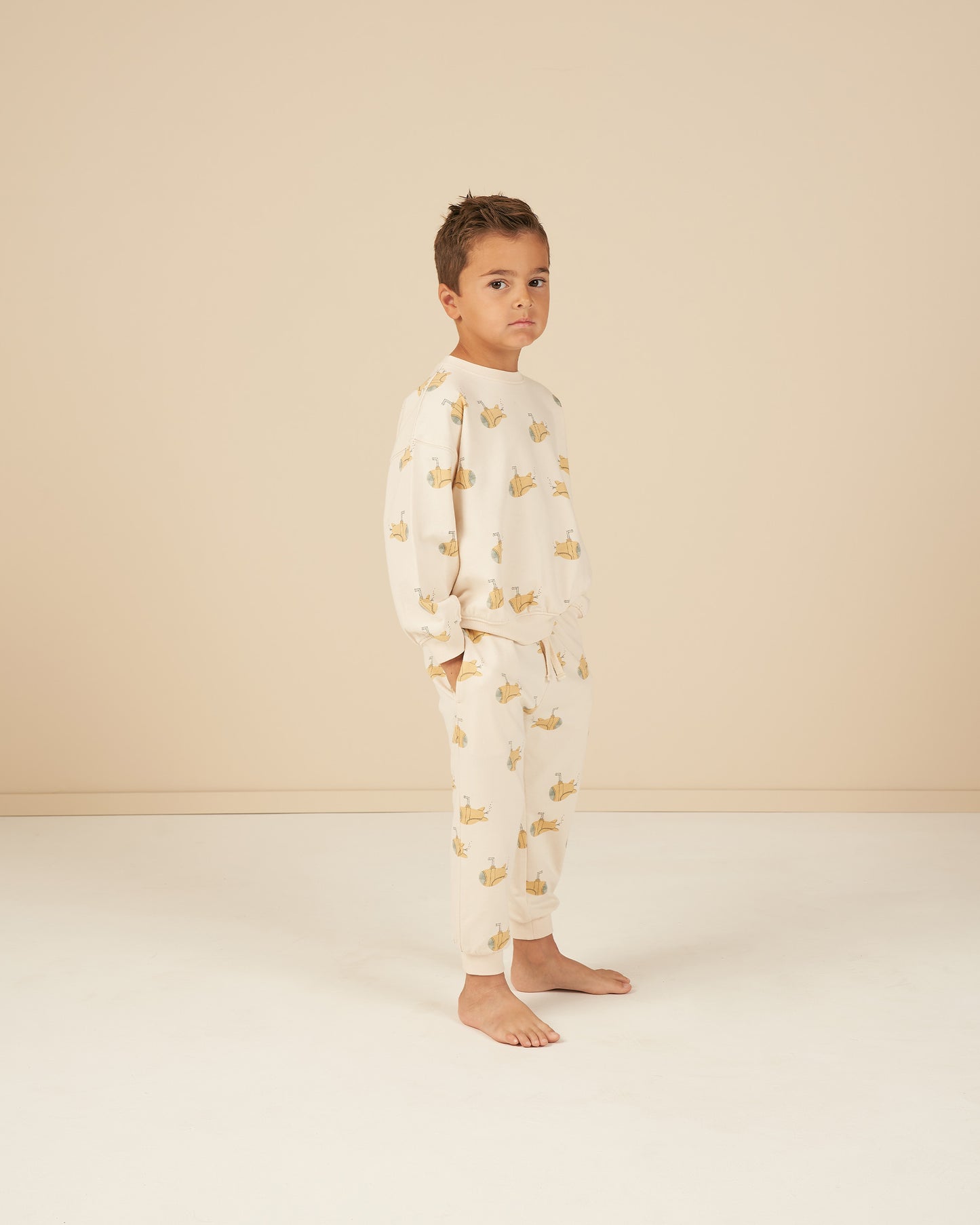 Rylee & Cru Sweatpant Submarine Natural