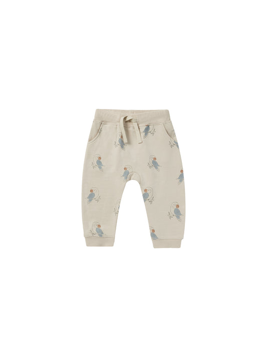 Rylee & Cru Sweatpant Parrots Dove