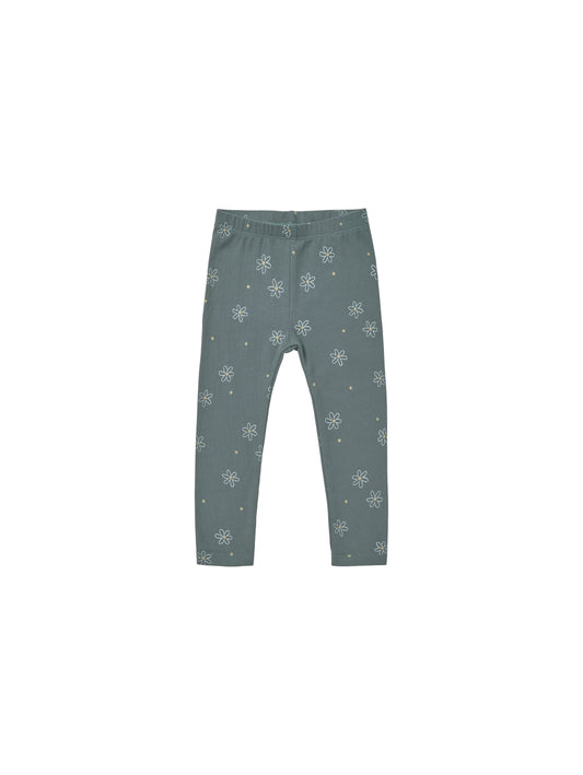 Rylee & Cru Legging Daisies Indigo