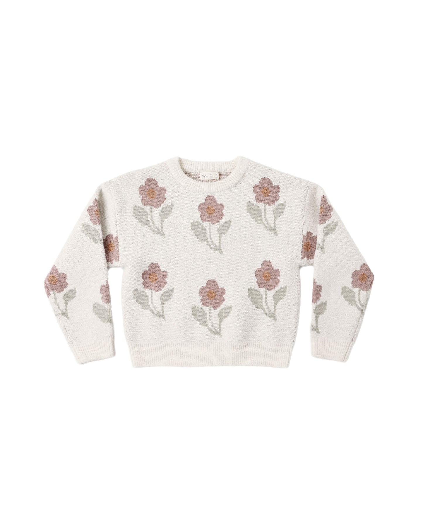 Rylee + Cru Aspen Sweater Ivory Flower