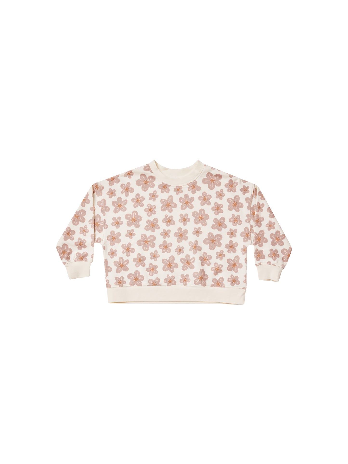 Rylee & Cru Boxy Pullover Hibiscus