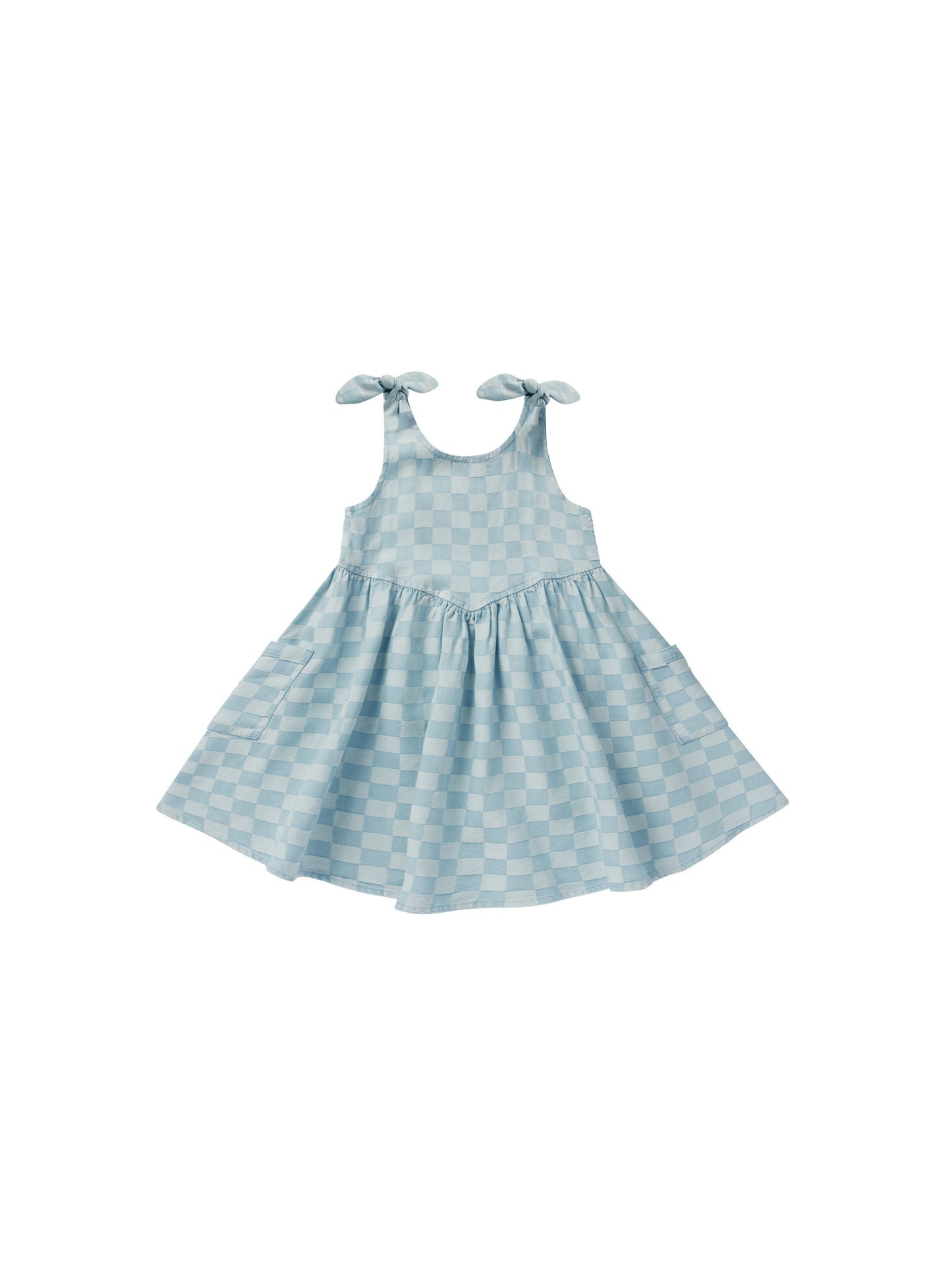 Rylee & Cru Summer Dress Blue Check