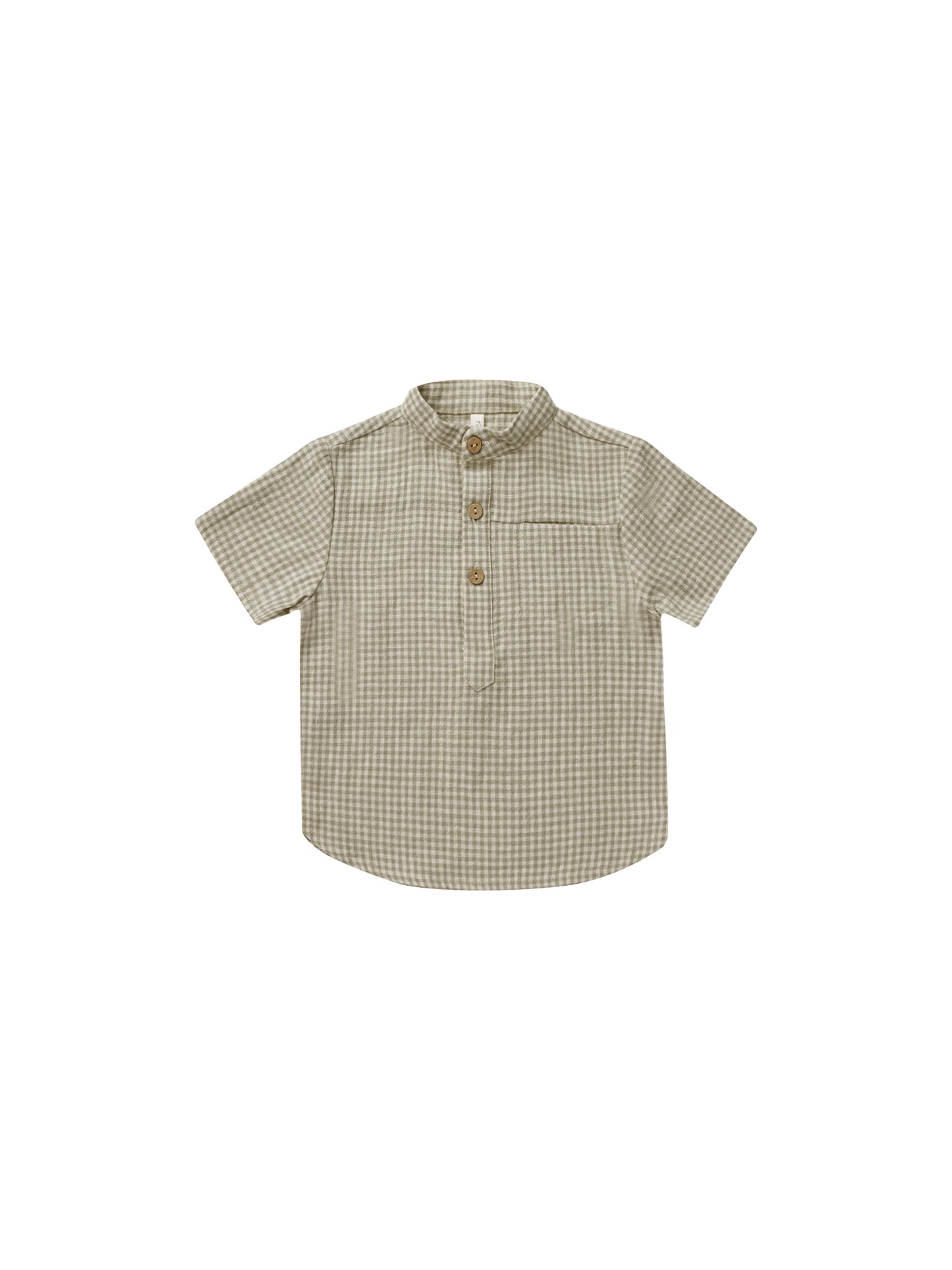 Rylee & Cru Mason Shirt Sage Gingham