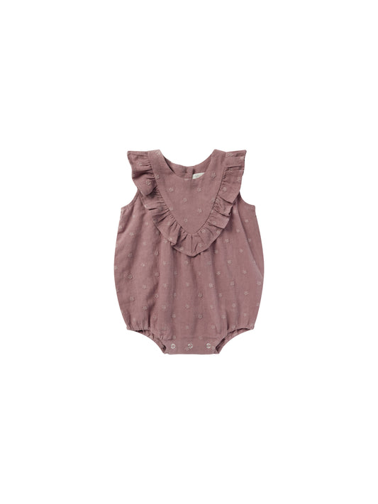 Rylee & Cru Maisie Romper Daisy Mulberry