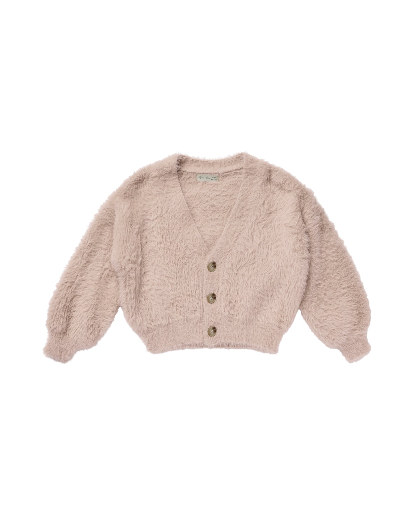 Rylee & Cru Fuzzy Cardigan Blush