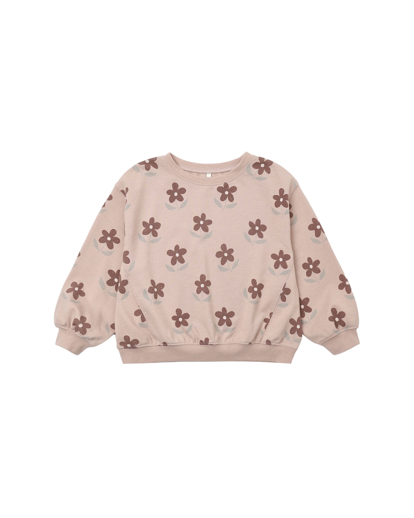 Rylee + Cru Oversized Sweatshirt Daisy Rosewood